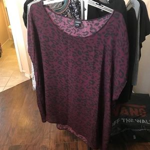 Torrid size 4 kerchief hem blouse